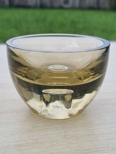 Kosta Boda glass mini bowl from the 1980s