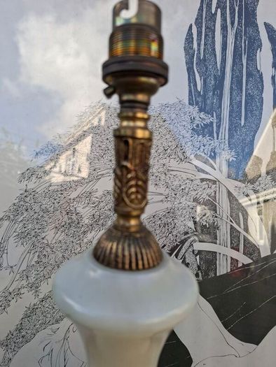 Vintage Alabaster Lamp