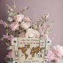 Wooden Wedding Card in the shape of a travel suitcase, Inner envelope for monetary wedding gifts Image 2