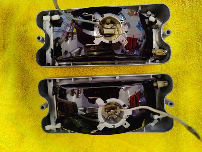 Pair of yellow ford fog lights sierra,scorpio,escort.