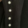 Zara size small black round neck jumpet Image 2