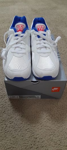 Nike Air Max 180 Ultramarine (2024) UK-7.5/EUR-42 FJ9259-100 White/Ultramarine/Solar Red/Black-2024