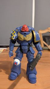 Warhammer McFarlane space Marine ultramarine