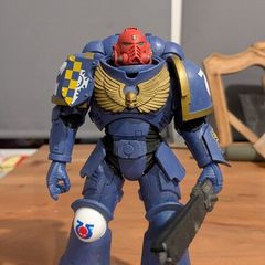Warhammer McFarlane space Marine ultramarine