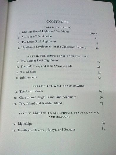 The Irish lighthouse service by T. G. Wilson Ireland Irish history