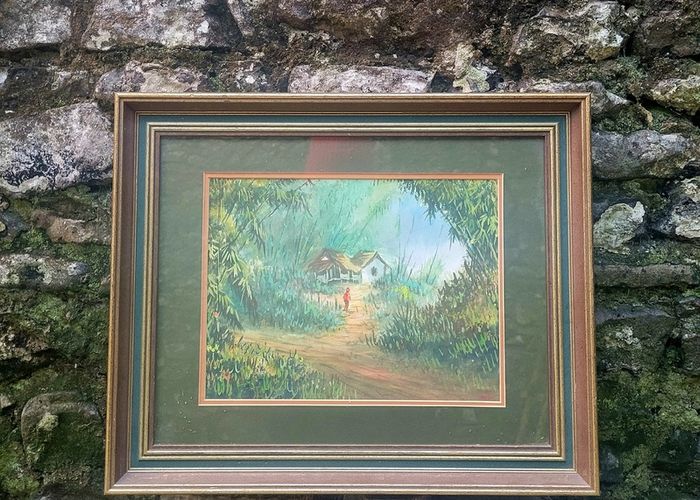 Early 20th Century Asian oil painting