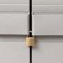 Garden Storage Cabinet with 4 Shelves Black and Grey Image 8
