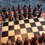 Beautiful Hand-painted Chess Set Image 3