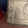 Brass cigarette box world war 1 gift dated 1914 Image 4