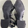 New look black heeled sandals Image 4