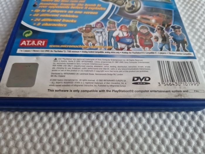 Micromachines PlayStation2 Ps2 Games Original