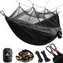 NEW SALE | Travel Bug Net Camping Hammock | 300kg Load Capacity,| 2 x Premium Carabiners,4 x Nylon Slings Included | For Outdoor Indoor Garden Image 2