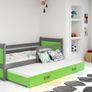 Trundle Bed Tomek + 2 mattresses real wood frame + 2 drawers Image 3