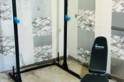 Squat Rack Adjustable Weight Bench