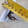 Handstopt Tpb Tinn Norge Pewter Viking Ship On Marble Plinth. Image 4