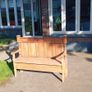Solid Oak Bench Image 3