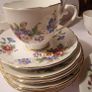 17 Piece Vintage Royal Grafton Fine Bone China Tea Set Image 3