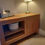 Solid Oak TV cabinet Modern design Image 2