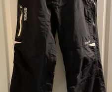 Mens ski pants trousers 8848 Altitude black with removable suspenders size L