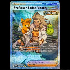 Professor Sada's Vitality 256/182 Trainer Ultra Rare Holo S&V Paradox Rift Pokemon Card