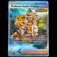 Professor Sada's Vitality 256/182 Trainer Ultra Rare Holo S&V Paradox Rift Pokemon Card