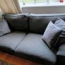 IKEA kivik 3 seats and 2 seats sofa in dark grey Image 2