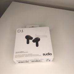 Brand new Sudio D1 wireless earbuds, still sealed in the box.
