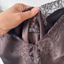 Dress - Zara Long Brown Dressy Dress (XS) Image 3