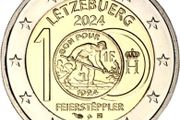 Luxembourg 2 Euro Commemorative Coin 2024 - Introduction of the Franc Coins. Uncirculated.