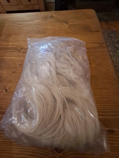 Long blond curly hair Wig