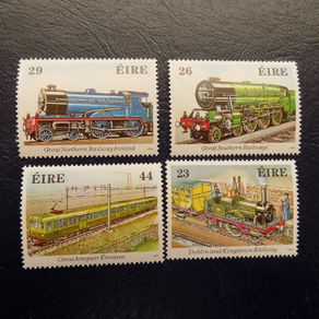 Irish stamp set 1984.150th Anniversary of Irish Railways.MNH.