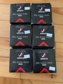 6 Vittoria Lite Inner Tubes 700x33/37c - Free Postage