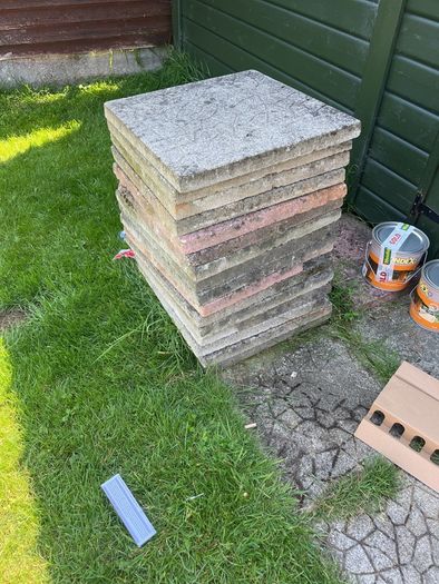 square stone slabs