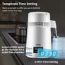 4L Water Distiller 1L/H Distilled Water Maker Timing & Temp Display White Image 2