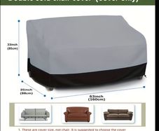 Sofa Cover - 2Seater {Outside UV Protection}