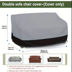 Sofa Cover - 2Seater {Outside UV Protection}