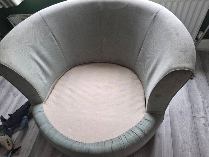 Mint green cuddle chair