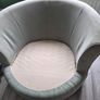 Mint green cuddle chair Image 3