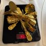 Cutlery/ Desert set sterling silver 800, gold plated Image 3
