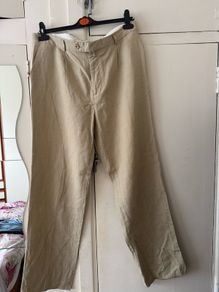 100% Linen mens trousers, size L