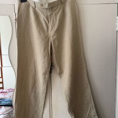 100% Linen mens trousers, size L