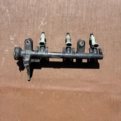 fuel rail and injectors