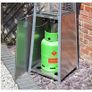 Outdoor heater Stainless Steel Pyramid Style 13kw Propane Burner with cover Image 4