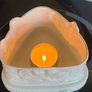 Candle Holder Belleek VotiveJesus Mary Joseph Votive Candle in Belleek China Image 4