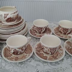 Vintage Alfred Meakin Fair Winds Dinner Tea Set Staffordshire