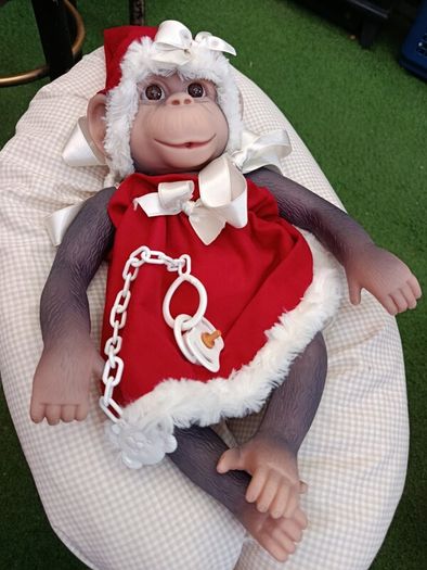 Reborn style chimpanzee doll