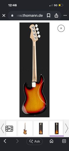 harley benton  fretless delux series 4 string