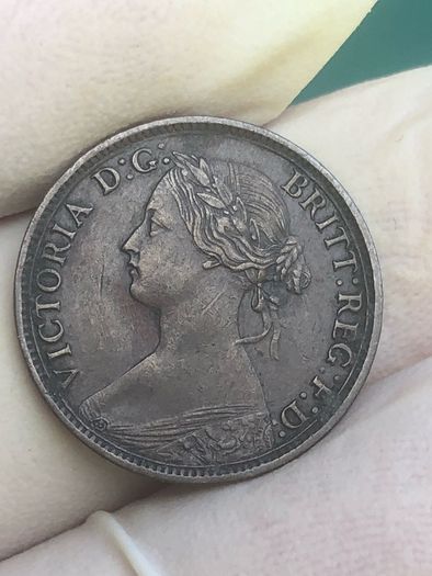 1861 Victoria Farthing Collectable grade