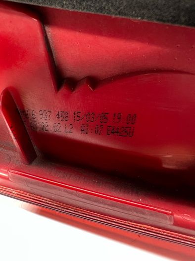 3 SERIES  BMW O/S Drivers Rear Brake Light 6937458 For 3 Series E90 A2l16b2s