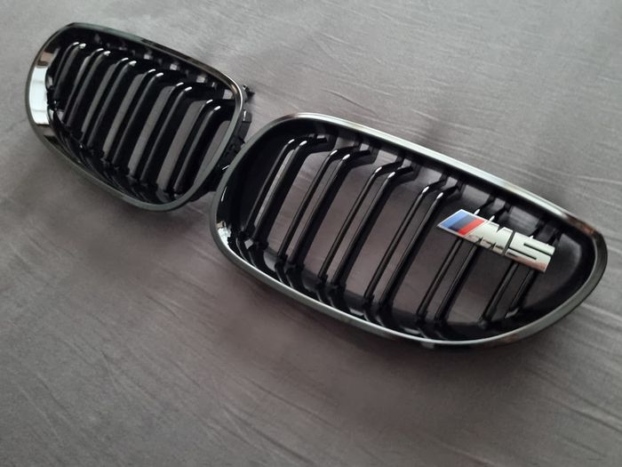 BMW 5 Series E60 E61 Kidney Grilles With M5 Badge Brand New